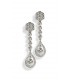 Pendientes oro blanco